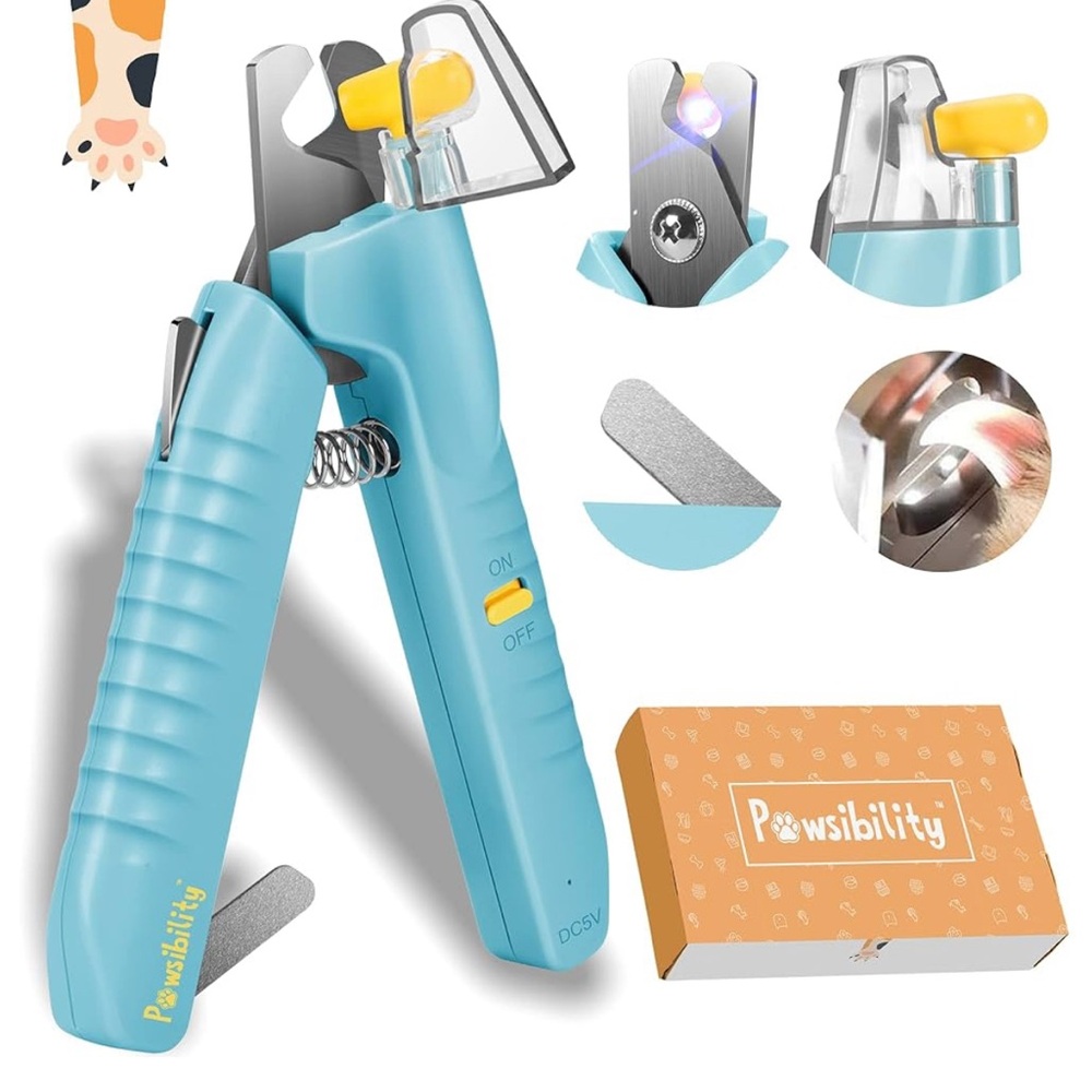 Pawsibility Pet Nail Clipper with LED Light